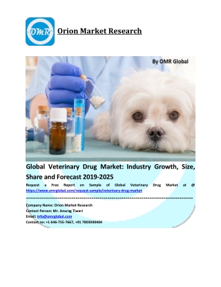 Global Veterinary Drug Market Size, Share, Trends & Forecast 2020-2026