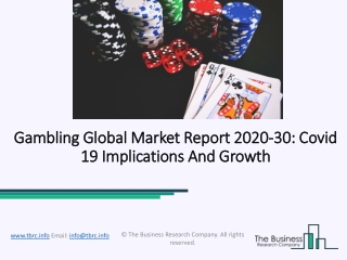 Gambling Market Worldwide Analysis By Size, Trends and Segments Forecast to 2030