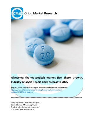 Glaucoma Pharmaceuticals Market