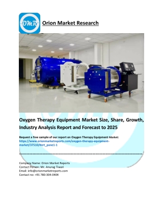 Oxygen Therapy Equipment Market