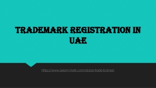 Trademark Registration in UAE