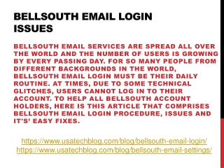 bellsouth email login issues