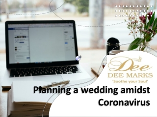 Planning a wedding amidst Coronavirus