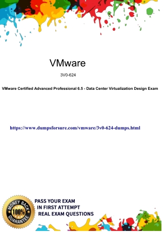 2020 Dumpsforsure 3V0-624 Dumps and Exam Questions