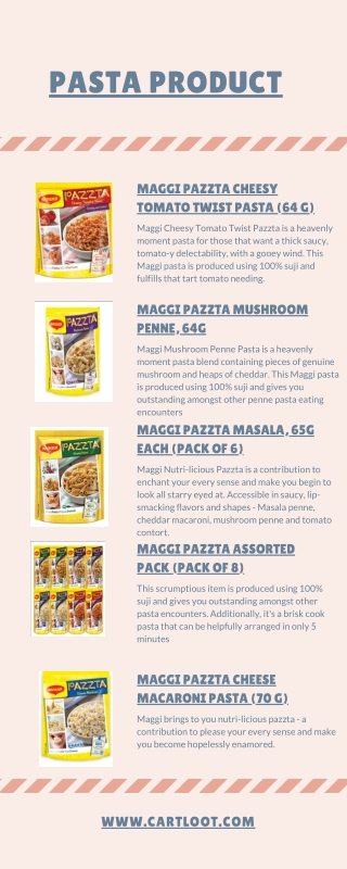 pasta product from cartloot