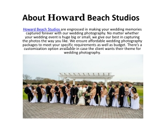 A detailed presentation of Howard Beach Studios