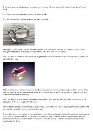 Amazing Advice That Will Help You Put Together An Incredible Wedding event