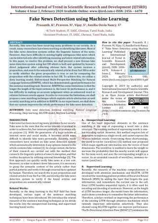 Fake News Detection using Machine Learning