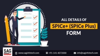 View New SPICe Plus Form Under MCA for Private Limited Company