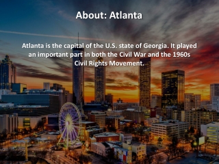Atlanta Travel Guide |Places| Hotels| Flights| 1-800-518-9067