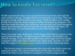 Authorised Kindle Service Center Contact the best service center