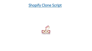 Shopify Clone | Shopify Clone Script | DOD IT SOLUTIONS