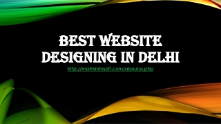 Best website designing in DELHI