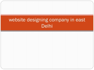 website designing company in east Delhi