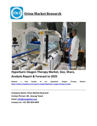 Hyperbaric Oxygen Therapy Market Growth, Size, Share, Industry Report and Forecast 2019-2025