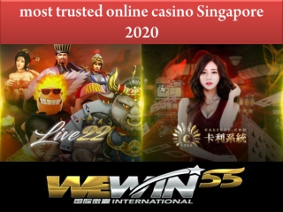 play at most trusted online casino singapore 2020