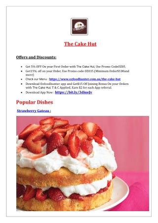 The Cake Hut Melrose, SA - 5% Off