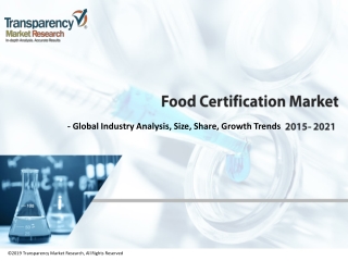 Food Certification Market Prospects and Growth Assessment