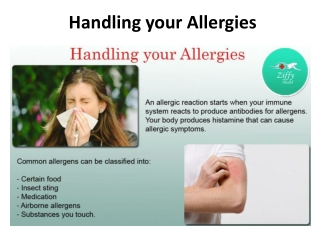 Handling your Allergies