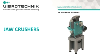 Jaw crushers VIBROTECHNIK