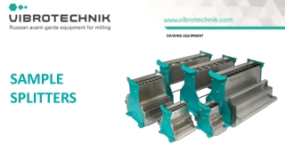 Sample splitters VIBROTECHNIK