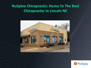 NuSpine Chiropractic: Home To the Best Chiropractor in Lincoln NE