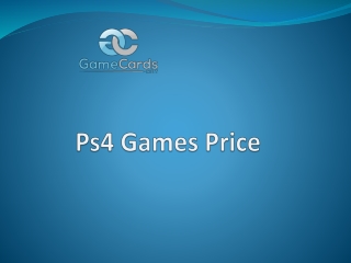 Ps4 Games Price