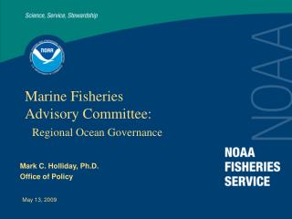 Marine Fisheries Advisory Committee: Regional Ocean Governance