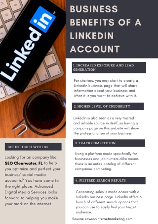 Business Benefits of a LinkedIn Account