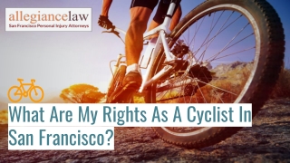 What Are My Rights As A Cyclist In San Francisco?