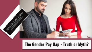 The Gender Pay Gap - Truth or Myth?