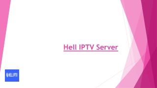 Hell IPTV Server