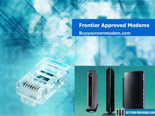 Frontier Approved Modems