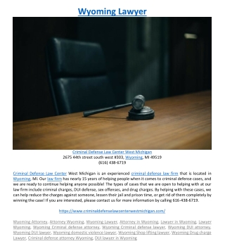 Wyoming Lawyer