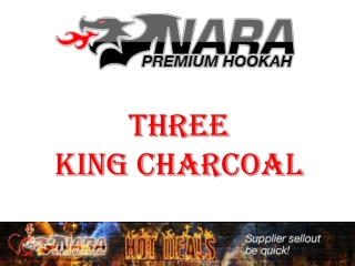 Buy Three Kings Instant Light Hookah Charcoal at Narahookah.com