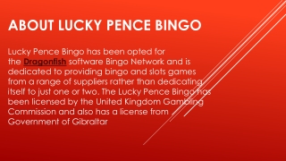 Lucky Pence Bingo | New Dragonfish Bingo Site to Play