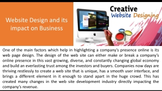 Website Design and its impact on Business