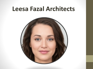 Leesa Fazal Architects