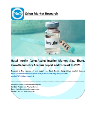 Basal Insulin (Long-Acting Insulin) Market