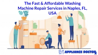 Find the Fast & Affordable Washing Machine Repair Services in Naples