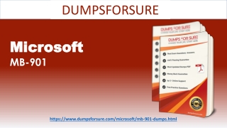 2020 MB-901 Dumps - MB-901 Questions Answers - Dumpsforsure.com