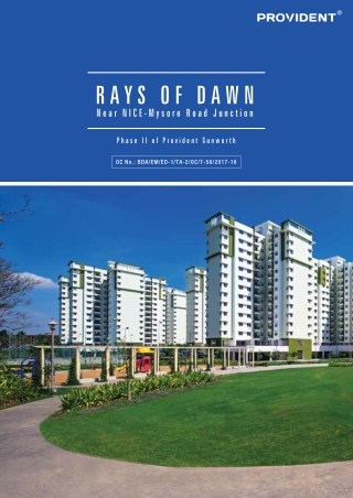 Provident Rays of Dawn | Bangalore