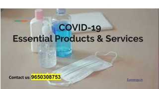 COVID−19 Essential Products & Services