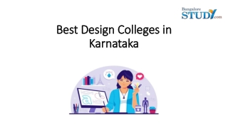 Best Design Colleges in Karnataka