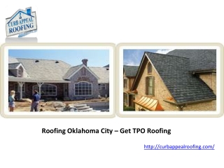 Roofing Oklahoma City – Get TPO Roofing