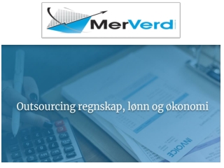 Outsourcing regnskap, lønn og økonomi | Merverdi AS | Forside