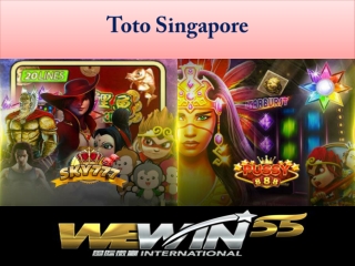 Toto Singapore is a famous and reliable Jackpot game