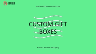 Get Your Custom Gift boxes With Logo