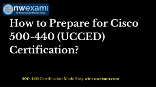 Latest Cisco 500-440 Certification Exam Sample Questions and Answers