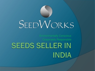 Seeds Seller in India